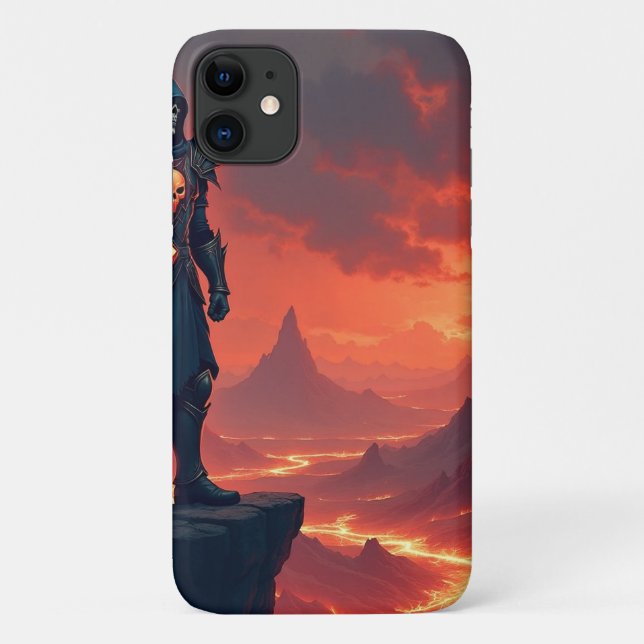 Dunkler Ritter der Flamme Case-Mate iPhone Hülle (Rückseite)