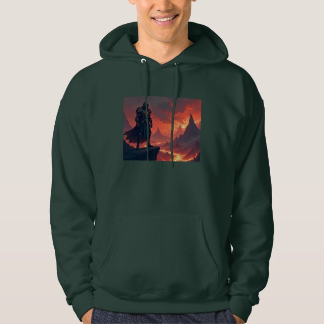 Dunkler Ritter der Flamme Hoodie (Vorderseite)
