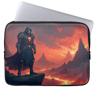 Dunkler Ritter der Flamme Laptopschutzhülle
