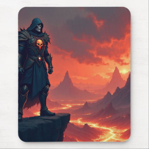 Dunkler Ritter der Flamme Mousepad