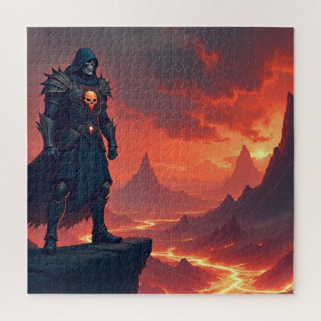 Dunkler Ritter der Flamme Puzzle (Vertikal)
