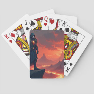 Dunkler Ritter der Flamme Spielkarten