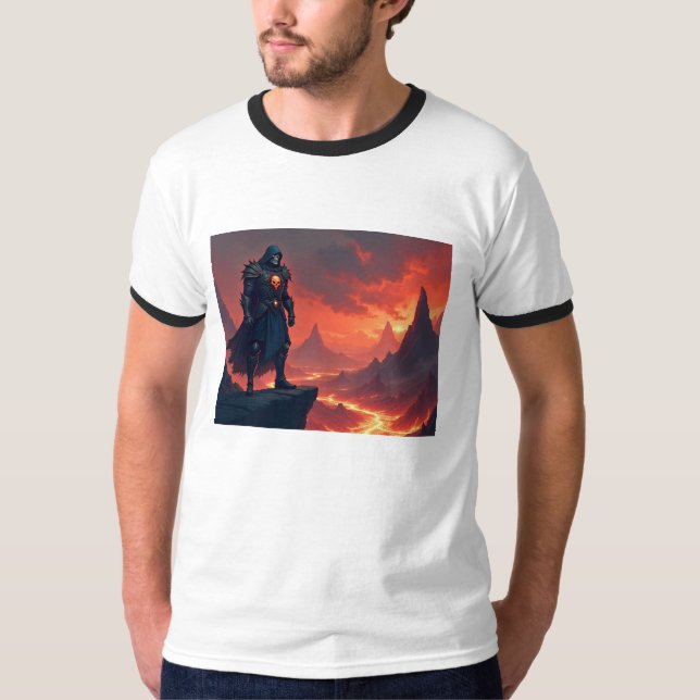 Dunkler Ritter der Flamme T-Shirt (Vorderseite)