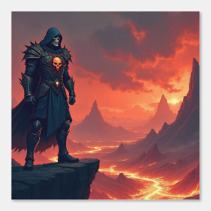 Dunkler Ritter der Flamme Tapete