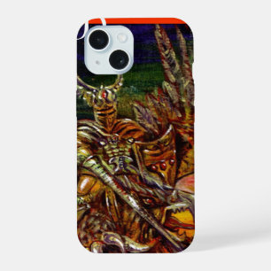 DUNKLER RITTER UND DRACHE Fantasy iPhone 15 Hülle