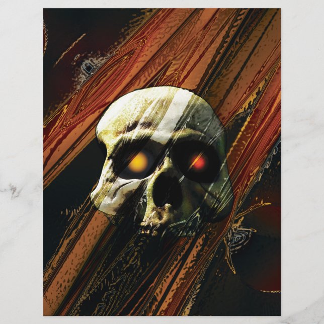 Dunkler Schädel (Vorderseite)