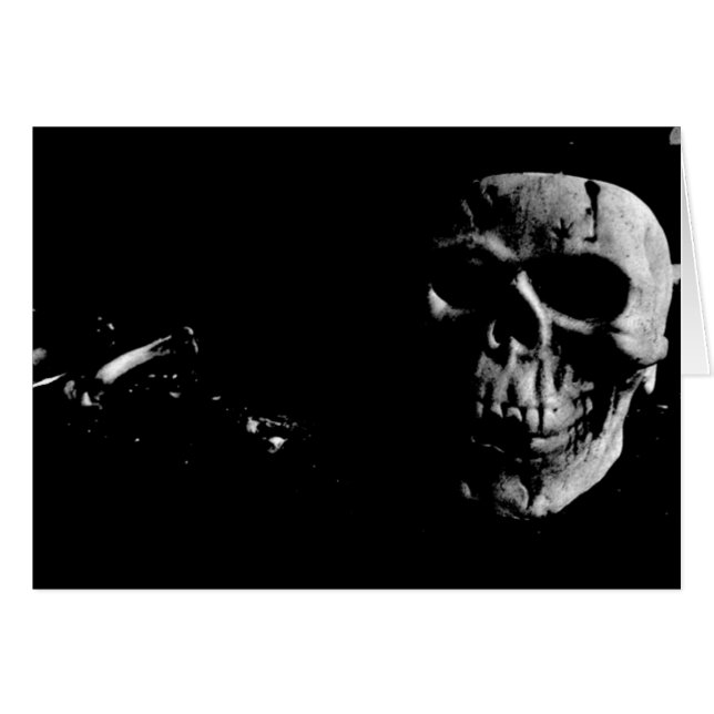 Dunkler Schädel (Vorderseite (Horizontal))