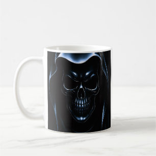 Dunkler Schädel Kaffeetasse