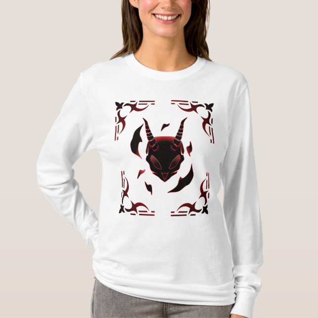 dunkler Schädel T-Shirt (Vorderseite)