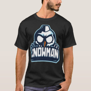 Dunkler Schneemann T-Shirt