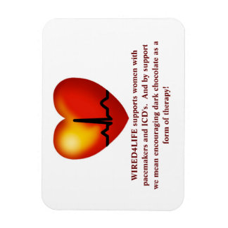 Dunkler Schokoladentherapie-Magnet Magnet