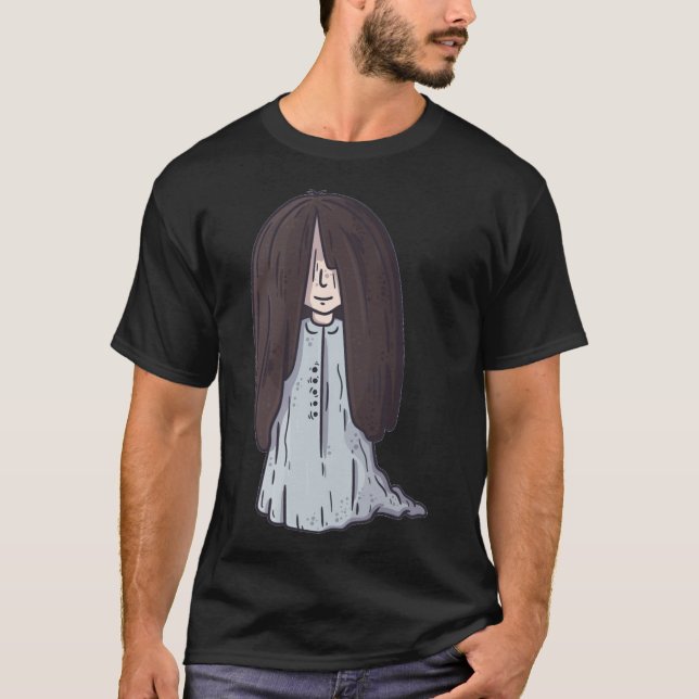 Dunkler schwarzer Labradhund T-Shirt (Vorderseite)