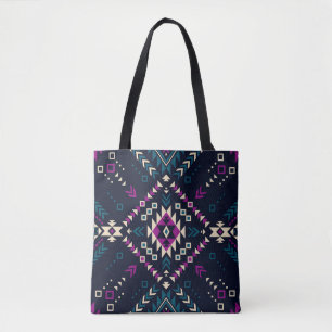Dunkler Stamm Navajo, Vintag geometrisch.