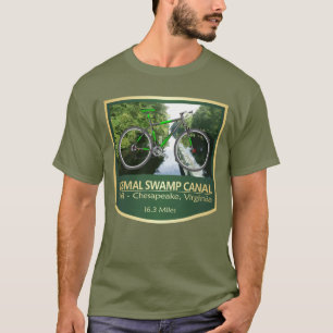 Dunkler Sumpfkanal-Pfad (Fahrrad2) T-Shirt