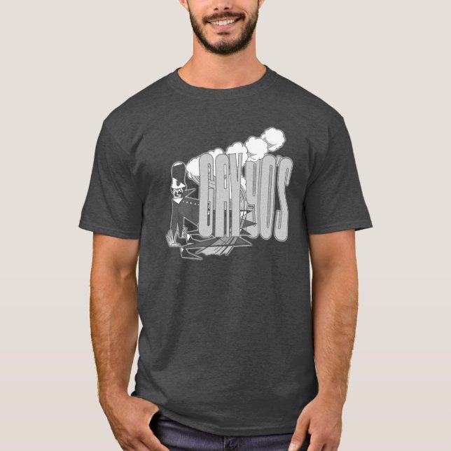 Dunkler T - Shirt der 90er (Vorderseite)