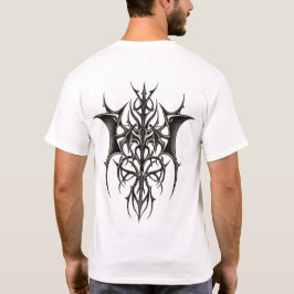 Dunkler tribaler Stachel T-Shirt