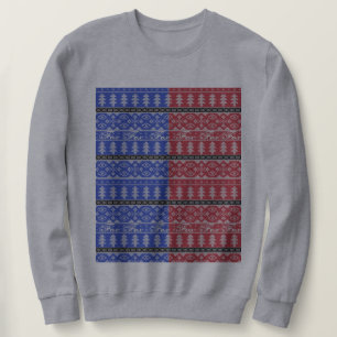 Dunkler und heller Weihnachtsfoxwitscher Sweatshirt