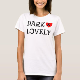 Dunkler und lieblicher schwarzer Geschichtsmonat m T-Shirt