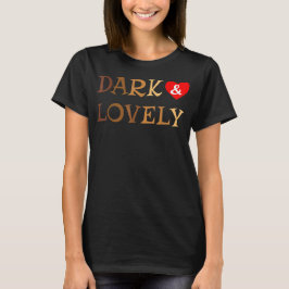 Dunkler und lieblicher schwarzer Geschichtsmonat m T-Shirt