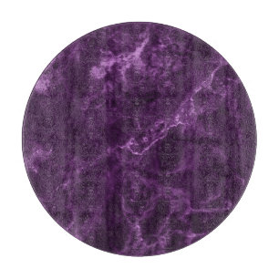 Dunkler violetter Marmor: luxuriöse Textur. Schneidebrett