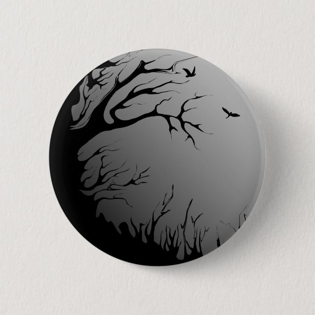 dunkler Wald Button (Vorderseite)