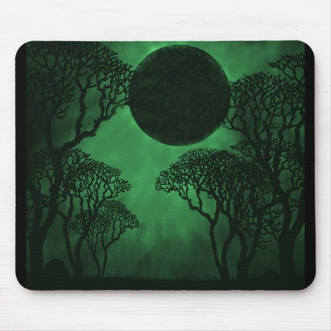 Dunkler Wald Eclipse Mousepad (Vorne)