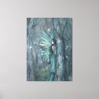 Dunkler Wald Fairy Mystical Fantasy Art