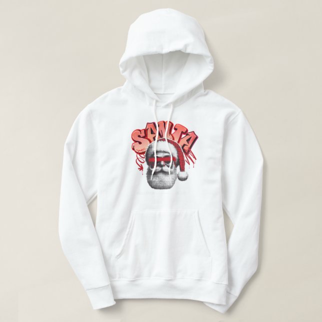 Dunkler Weihnachtshumor Hoodie (Design vorne)