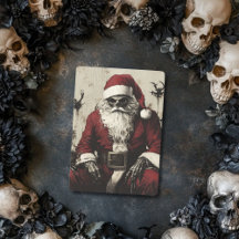 Dunkler Weihnachtsmann Gotischer Nikolaus Weihnach