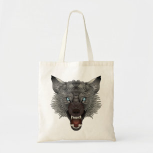 dunkler Wolf Tragetasche