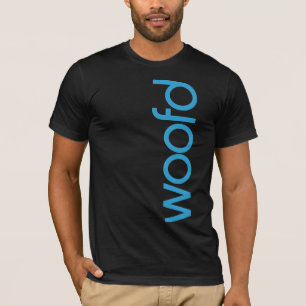 Dunkler "Woofd" T - Shirt