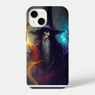 Dunkler Zauberer Fantasy-Handyhülle Magier Kunst iPhone 14 Hülle