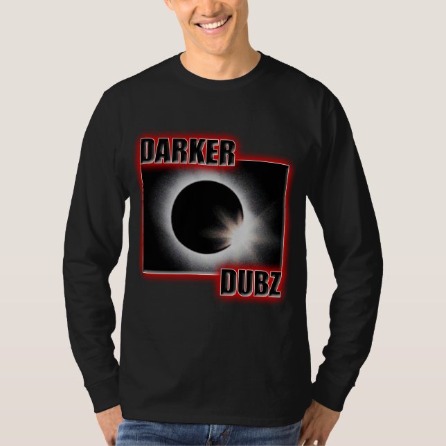 DUNKLERER DUBZ roter Dubstep Tollpatsch T-Shirt (Vorderseite)