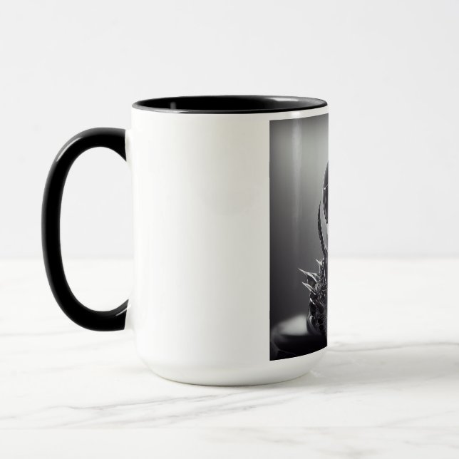 Dunkles Alien-Wesen Mug Tasse (Links)