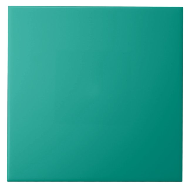 Dunkles Aquamarin Fliese (Vorderseite)