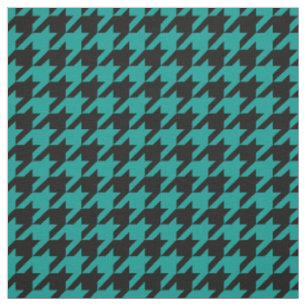 Dunkles aquamarines, schwarzes stoff