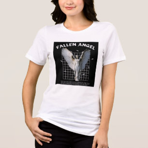 Dunkles Ästhetik-Gefallener-Engel-Goth-Grafik-T-Sh Tri-Blend Shirt