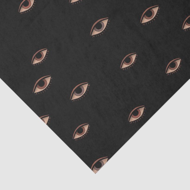 Dunkles Augenmuster-Tissue-Papier Seidenpapier (Ausschnitt)