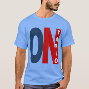 Dunkles Blau Caroline T-Shirt für Herren ONTARIO