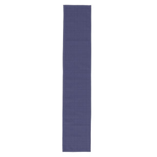 Dunkles Blau Islamisches Geometrisches Muster Mittelgroßer Tischläufer