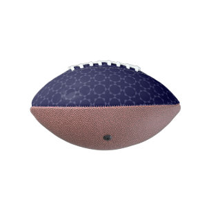 Dunkles blaues islamisches geometrisches Muster Football