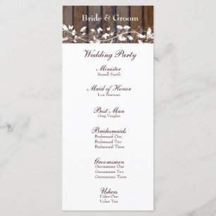 Dunkles Brown-Holz, weißes Programm