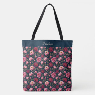 Dunkles Burgund und Rosa