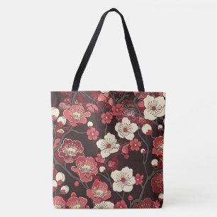 Dunkles Burgunder-Sakura-Blüten-Korallen-Blütenmus
