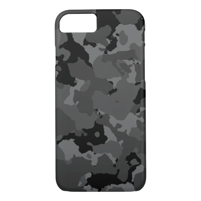 Dunkles Camouflage-Muster Case-Mate iPhone Hülle (Rückseite)
