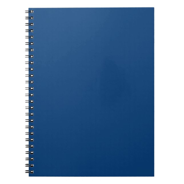 Dunkles Cerulean Notizblock (Vorderseite)