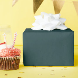 Dunkles Cyan-Blau-Teal-Frühlings- und Sommer-Trend Geschenkpapier