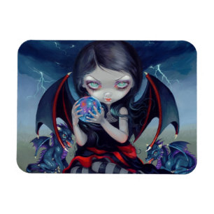 "Dunkles Dragonling" Flexmagnet Magnet