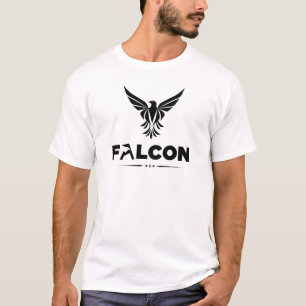 Dunkles Falke Grafik T-Shirt
