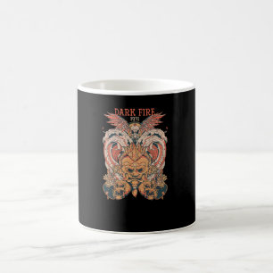 Dunkles Feuer Kaffeetasse